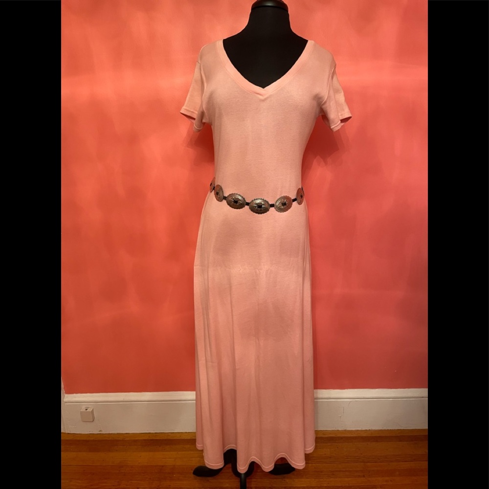 Moda International pink midi dress